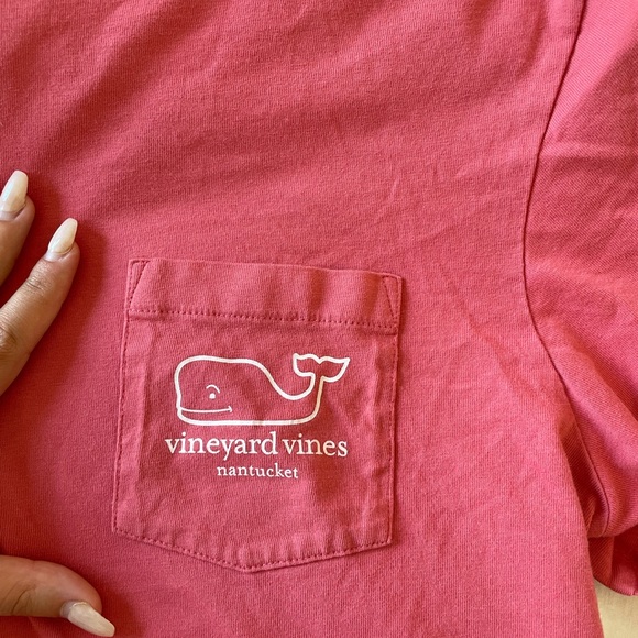 Vineyard vines xs pink salmon Nantucket t shirt - Picture 4 of 5